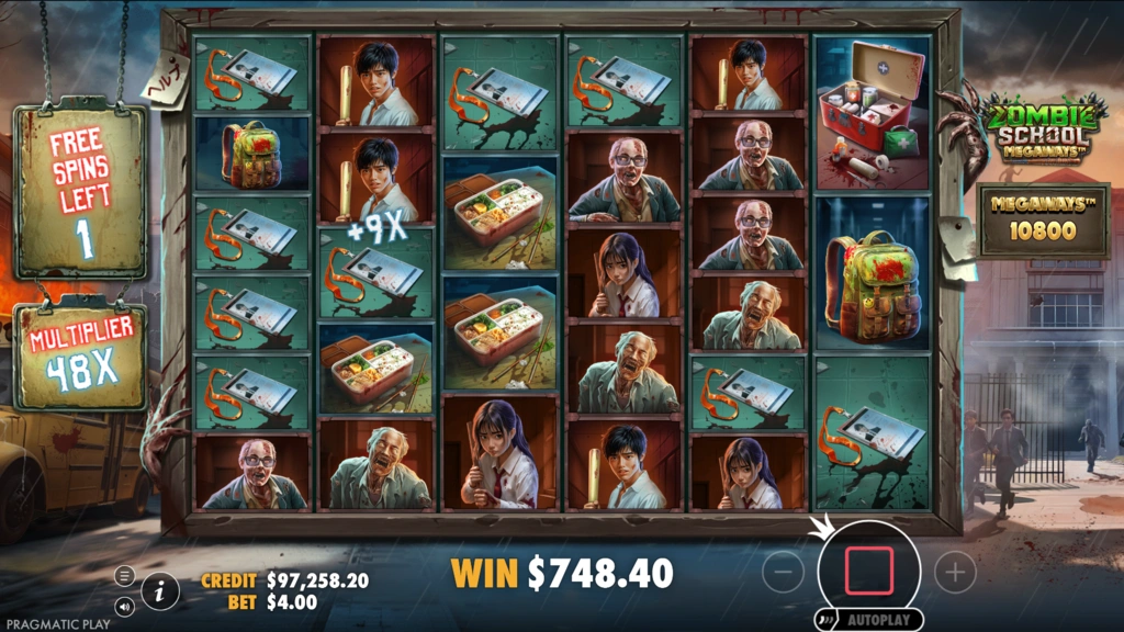 Zombie School Megaways - Free Spins